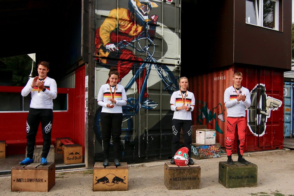 Lengger und Heil Deutsche Meister im BMXRace Radsport